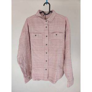 (V)  prAna Women's Dyri Shirt Top Rosette Sz Small Style W23202198